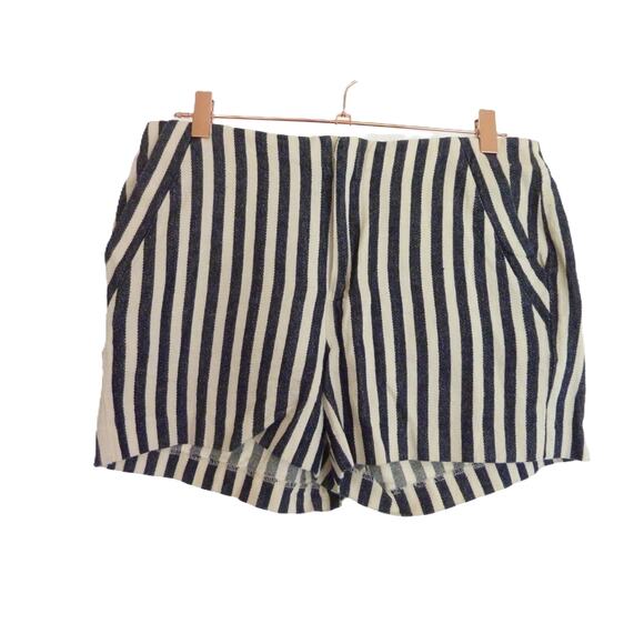 Banana Republic Striped Shorts Size 8 - Picture 1 of 5